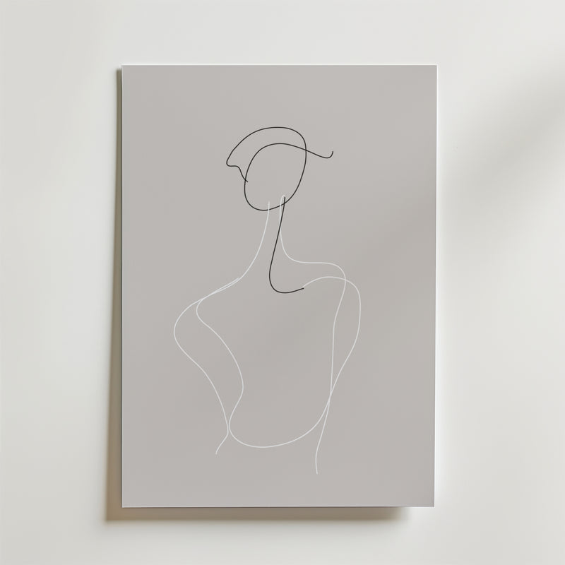 Elegant Contour Poster