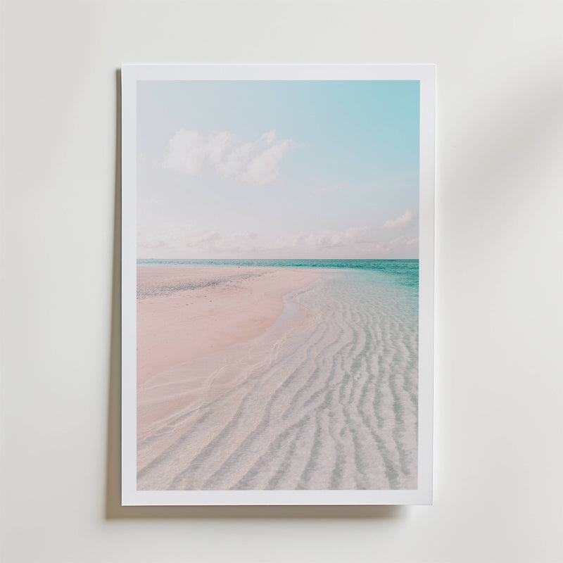 Pastel Shoreline Poster