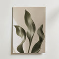 Swaying Leaf Trio affisch inramad i neutral ram – konsttryck från Bozetto – nr 1
