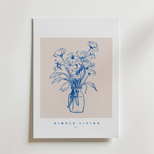 Simple Living Poster