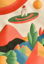 Cosmic Safari Poster