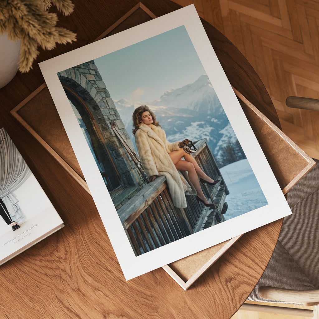 Alpine Couture Reverie Poster – poster väggdekoration inredning – Affischer hos Bozetto