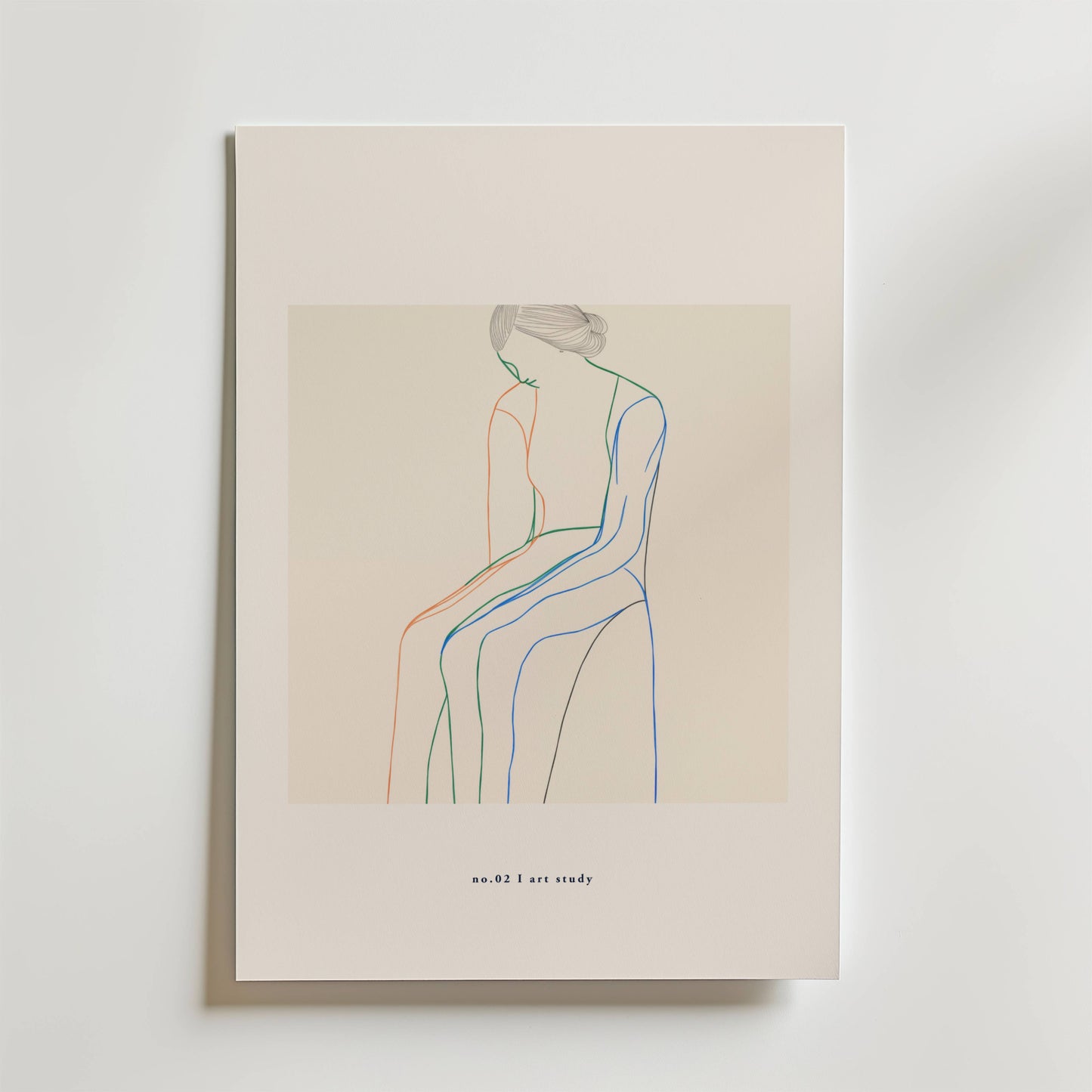 Contour Lines Poster