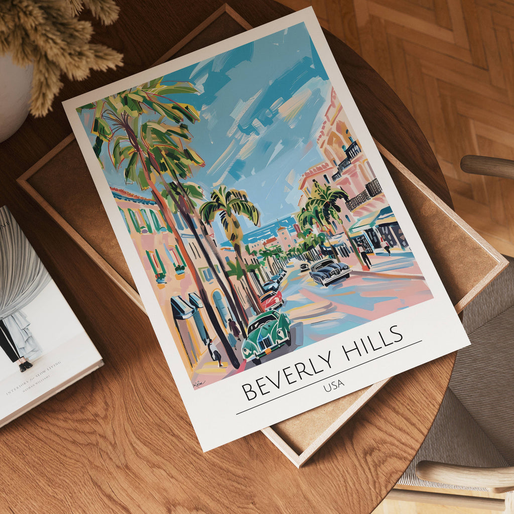 Beverly Hills Palm Drive Poster