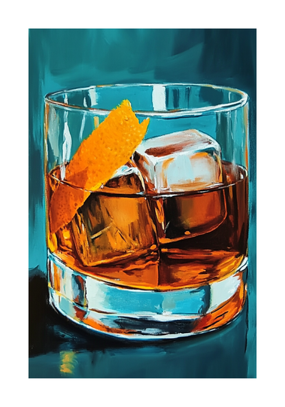 Citrus Infused Sophistication Drink Poster