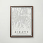 Karlstad Karta Poster