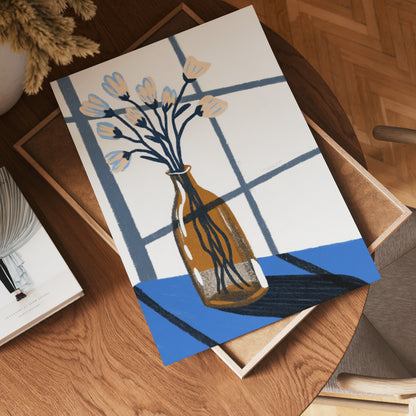 Tulip In Vase Poster
