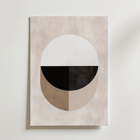 Abstract Round Shapes Poster