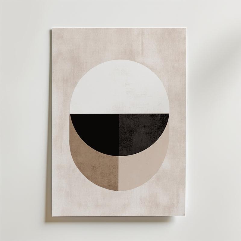 Abstract Round Shapes Poster