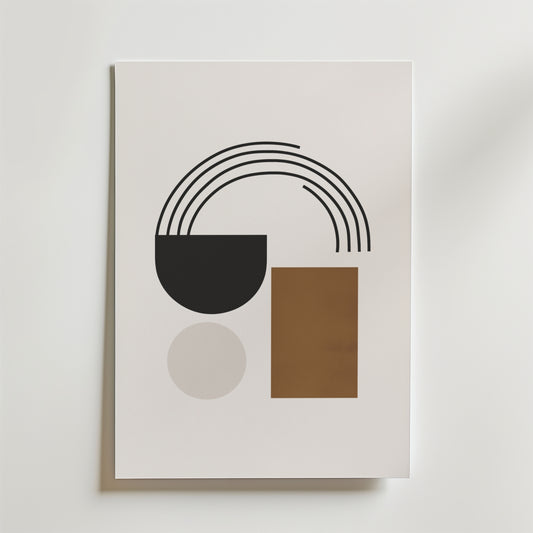 Retro Abstract Arch Poster