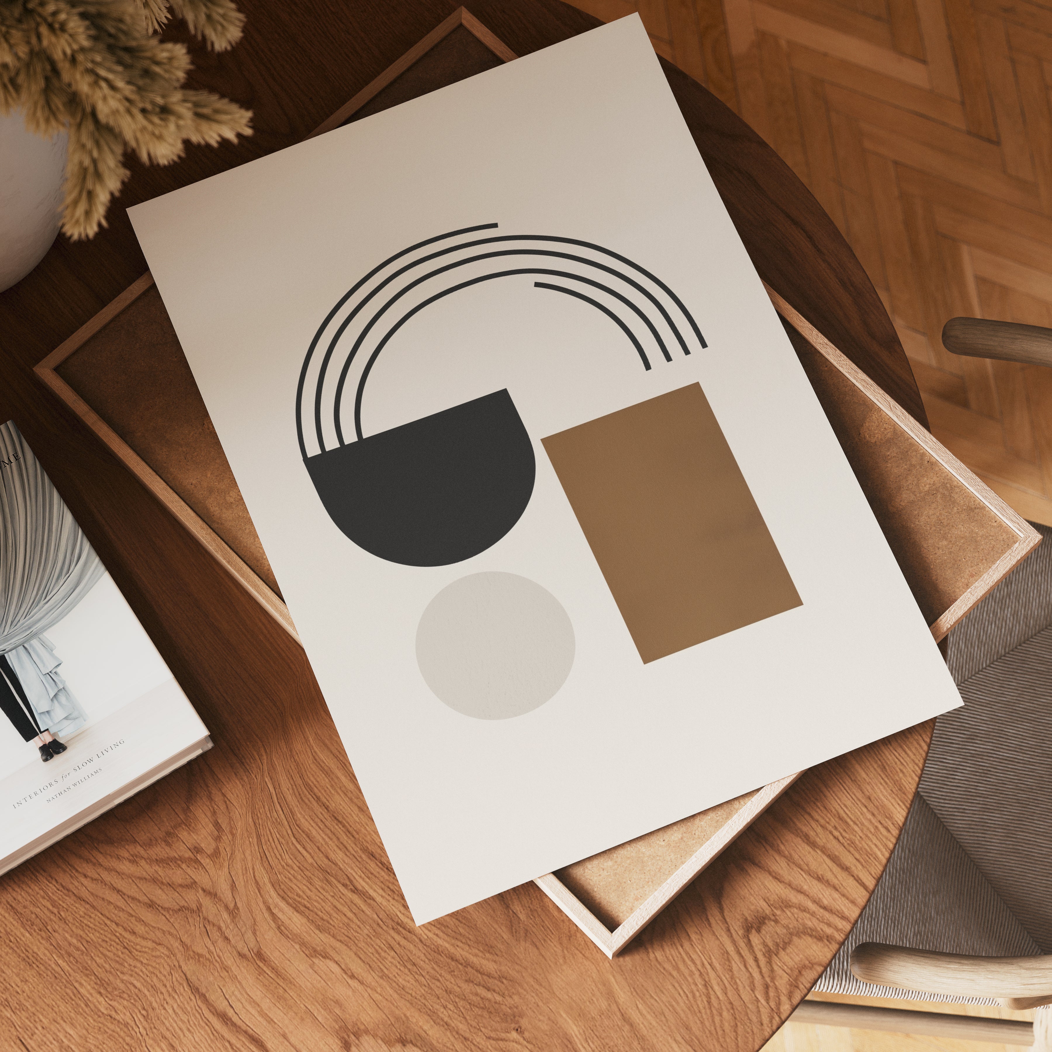 Retro Abstract Arch Poster