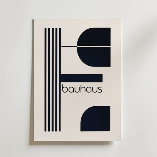 Bauhaus Geometry No.2 Poster