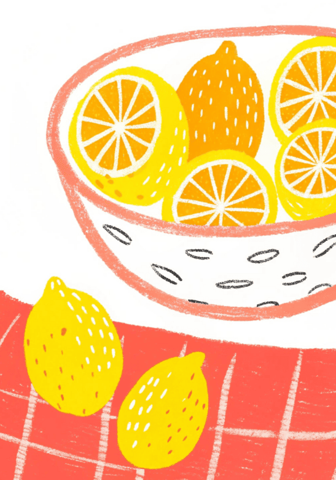 Lemon Picnic Poster