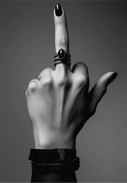 Middle Finger Poster
