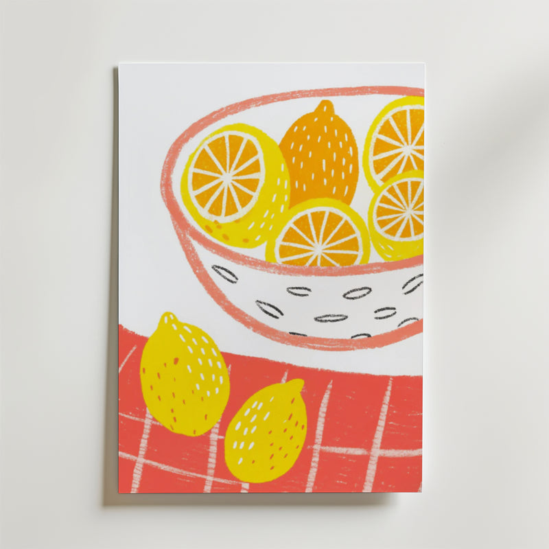 Lemon Picnic Poster
