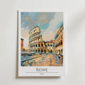 Rome Colosseum Reflections Poster