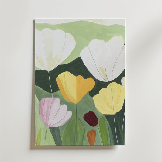 Blue Hydrangea Bliss Poster