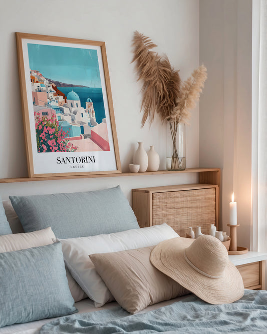 The Santorini Poster