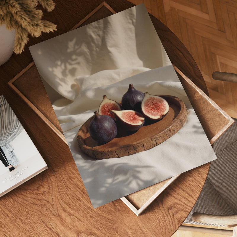 Sliced Figs Poster