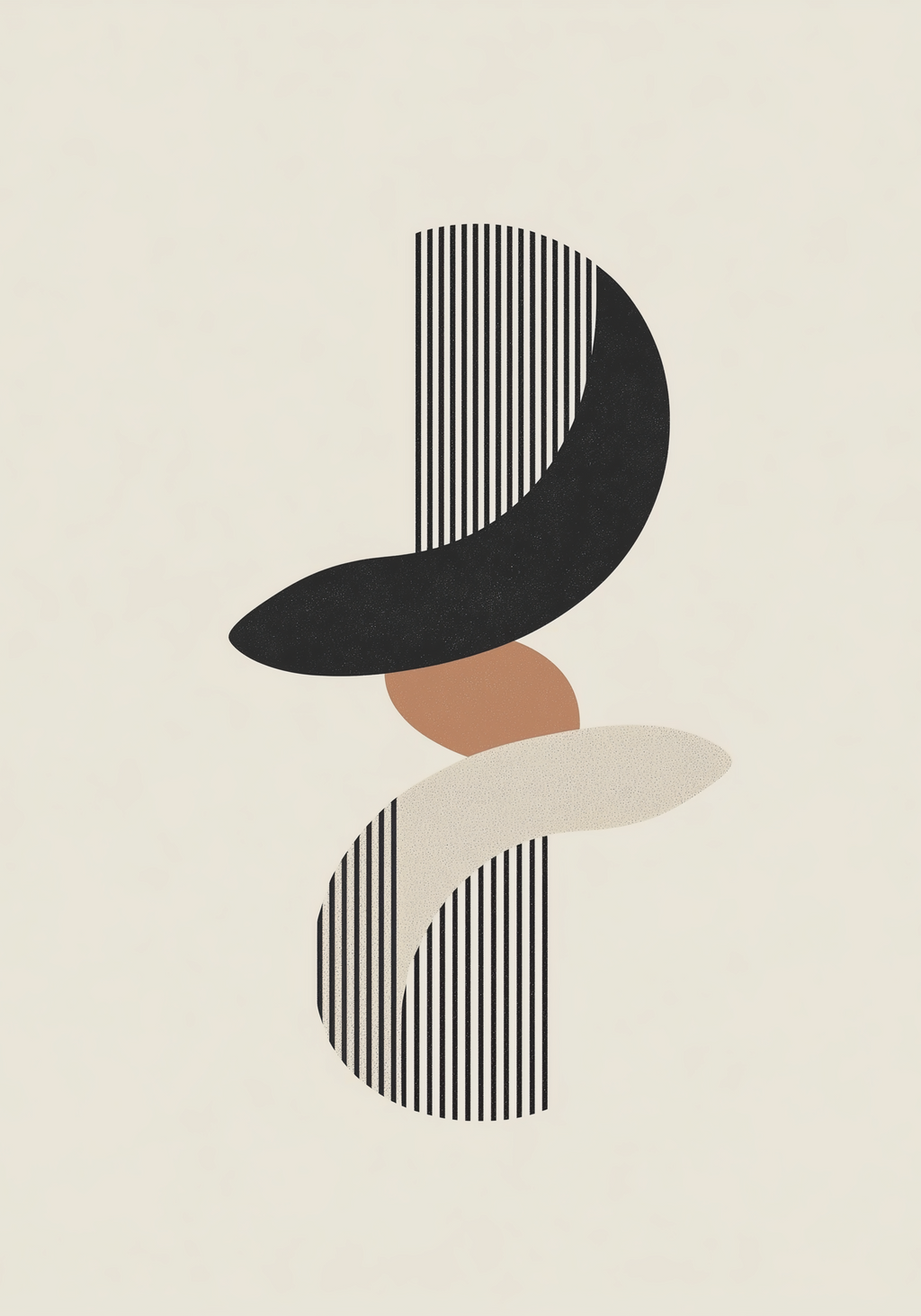 Modern Shapes Rhythm Poster