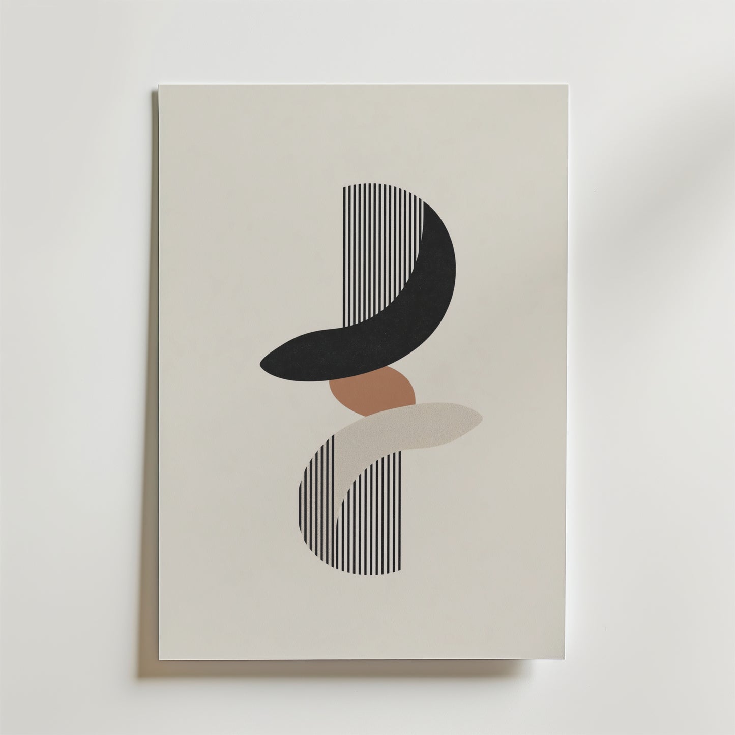Modern Shapes Rhythm Poster