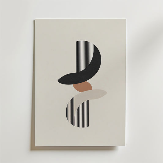 Modern Shapes Rhythm Poster