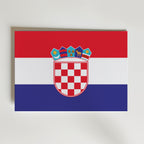 Croatia National Flag Poster affisch – poster till väggdekoration – köp online hos Bozetto
