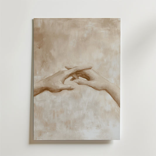 Holding Hands Poster