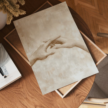 Holding Hands Poster