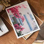 Mediterranean Bloom Terrace Poster