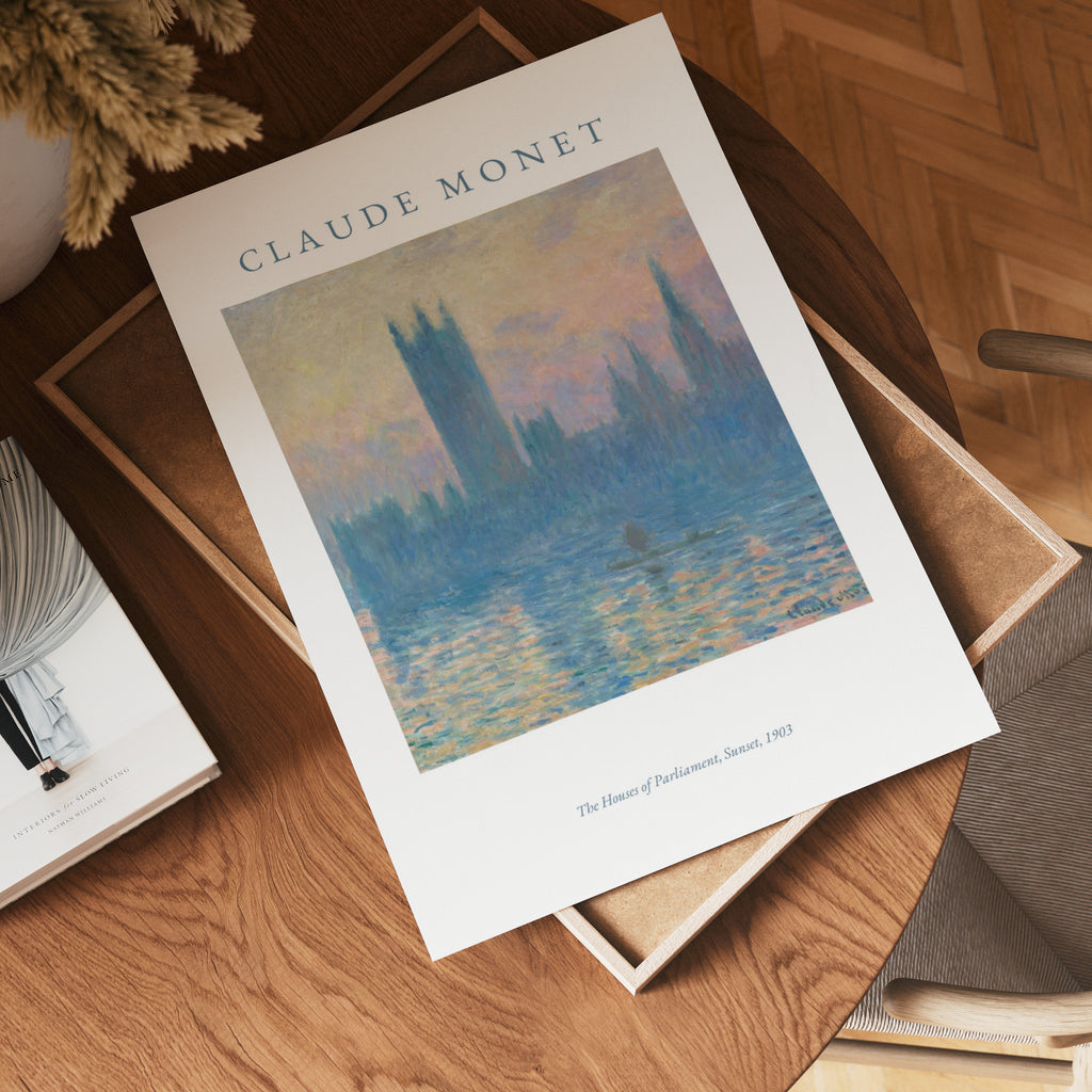 Claude Monet The House Of Parlament Poster