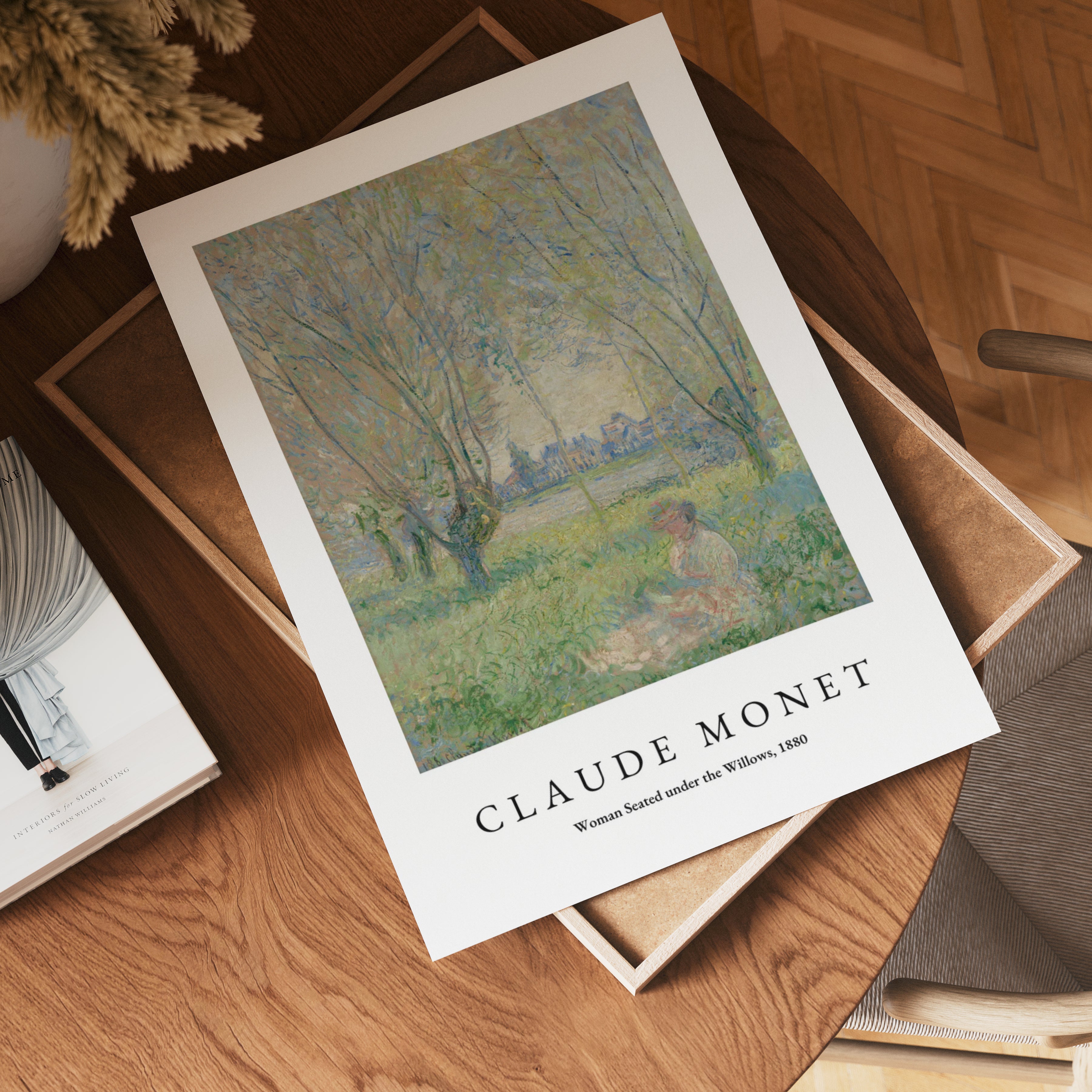 Claude Monet Seated Woman Poster