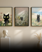 Bundle 3-pack Midnight Meadow Collection – affischset poster kollektion – köp online hos Bozetto