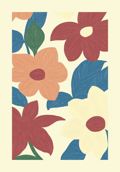 Floral wall Poster