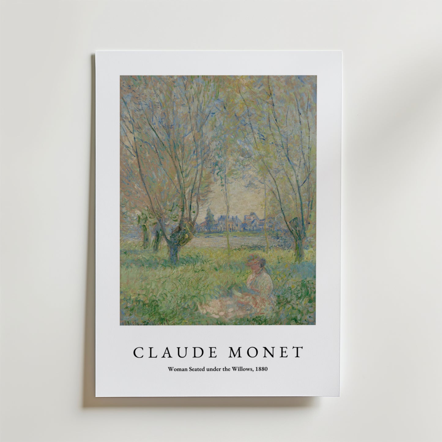 Claude Monet Seated Woman Poster