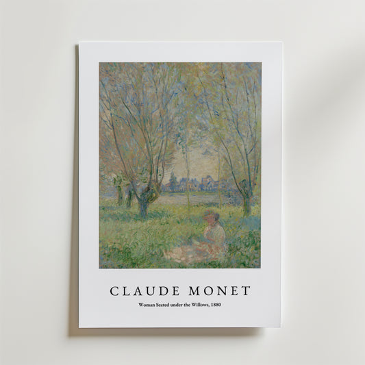 Claude Monet Seated Woman Poster