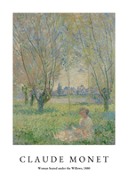 Claude Monet Seated Woman Poster