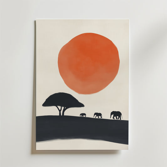 Savanna Silence Poster