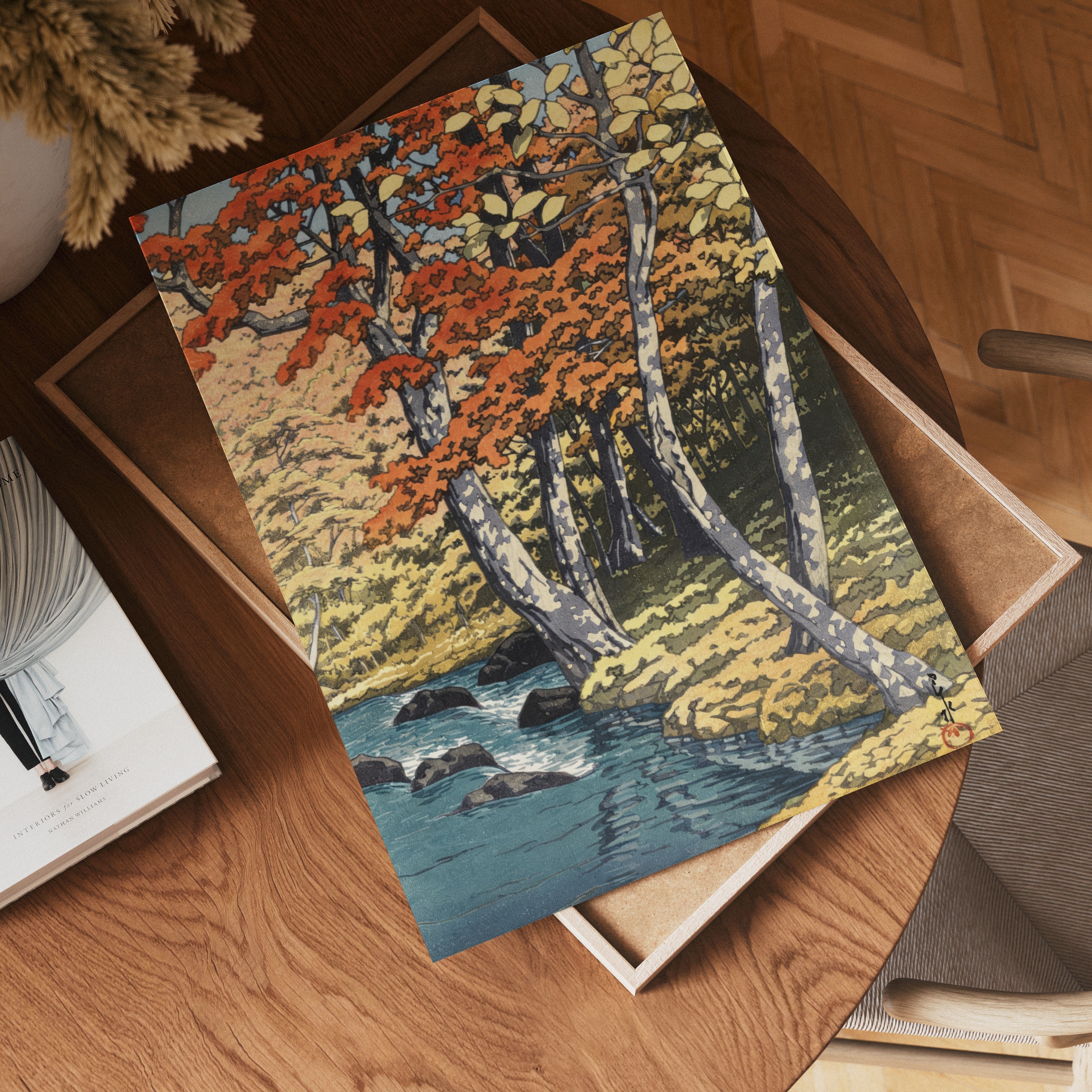 Autumn at Oirase Kawase Hasui Poster – modern väggdekoration – köp poster online Bozetto