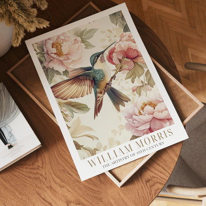 The Hummingbird Garden William Morris Poster