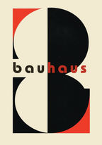 Bauhaus Abstract Typography Poster