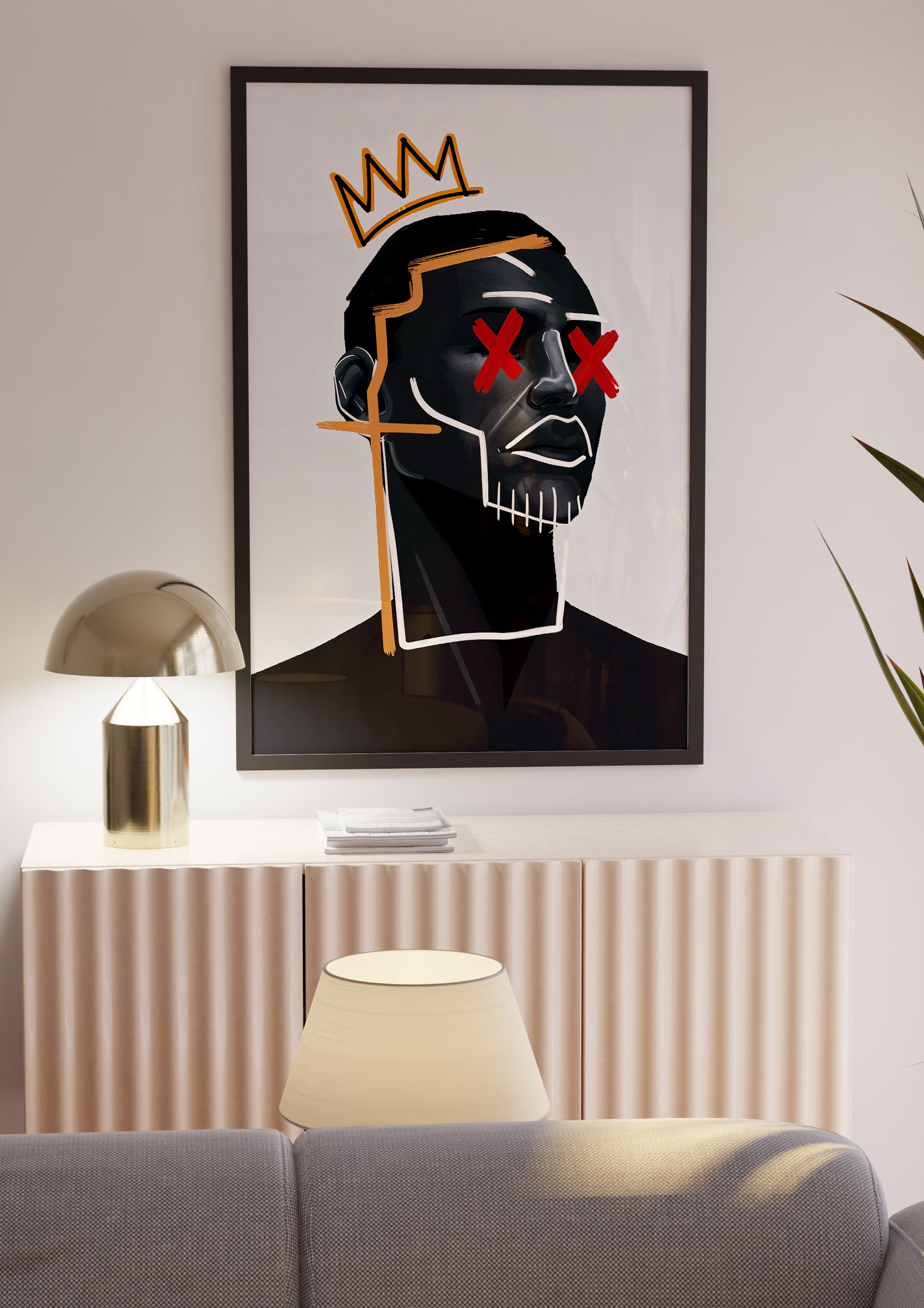 Crowned Silence Poster – poster på vägg inredning