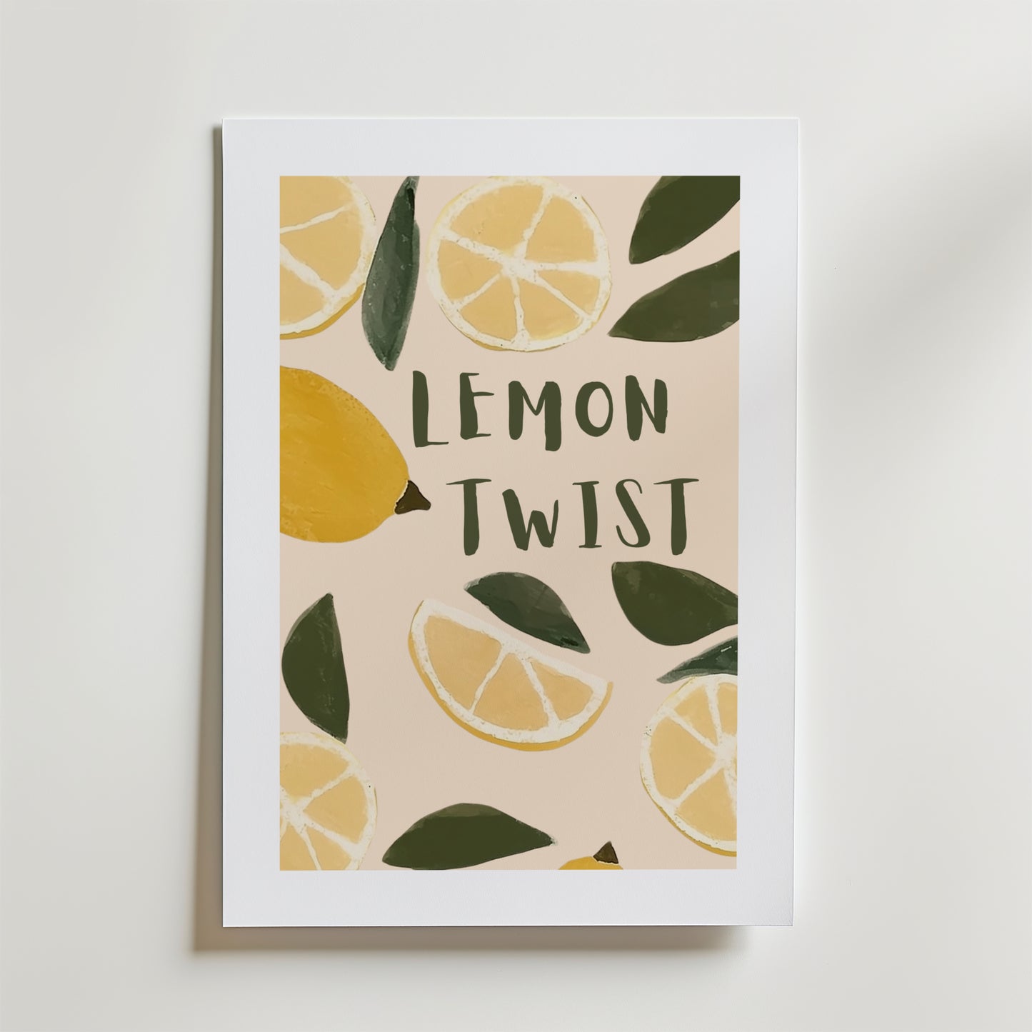 Lemon Twist Poster