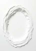 Abstract White Movement No.3 Poster