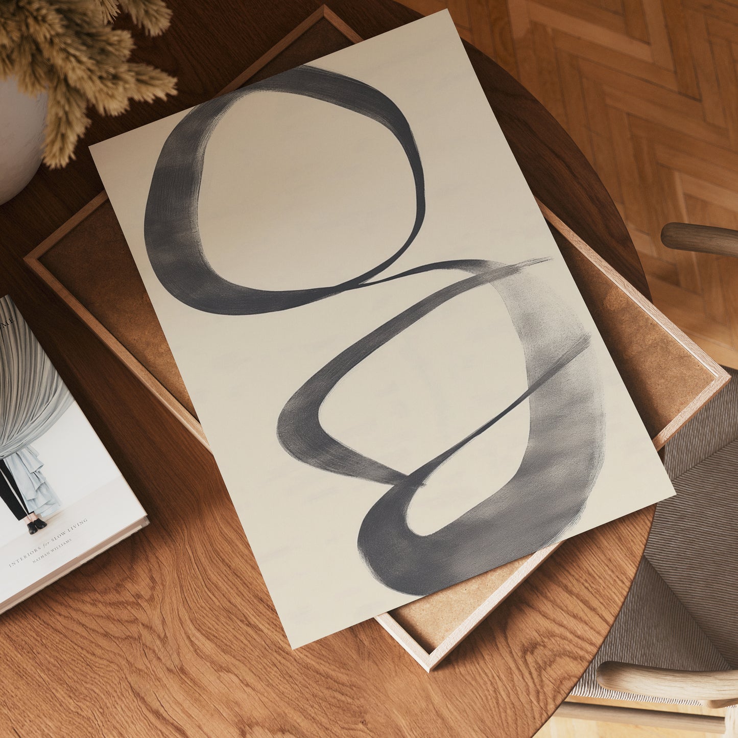Fluid Curves Poster