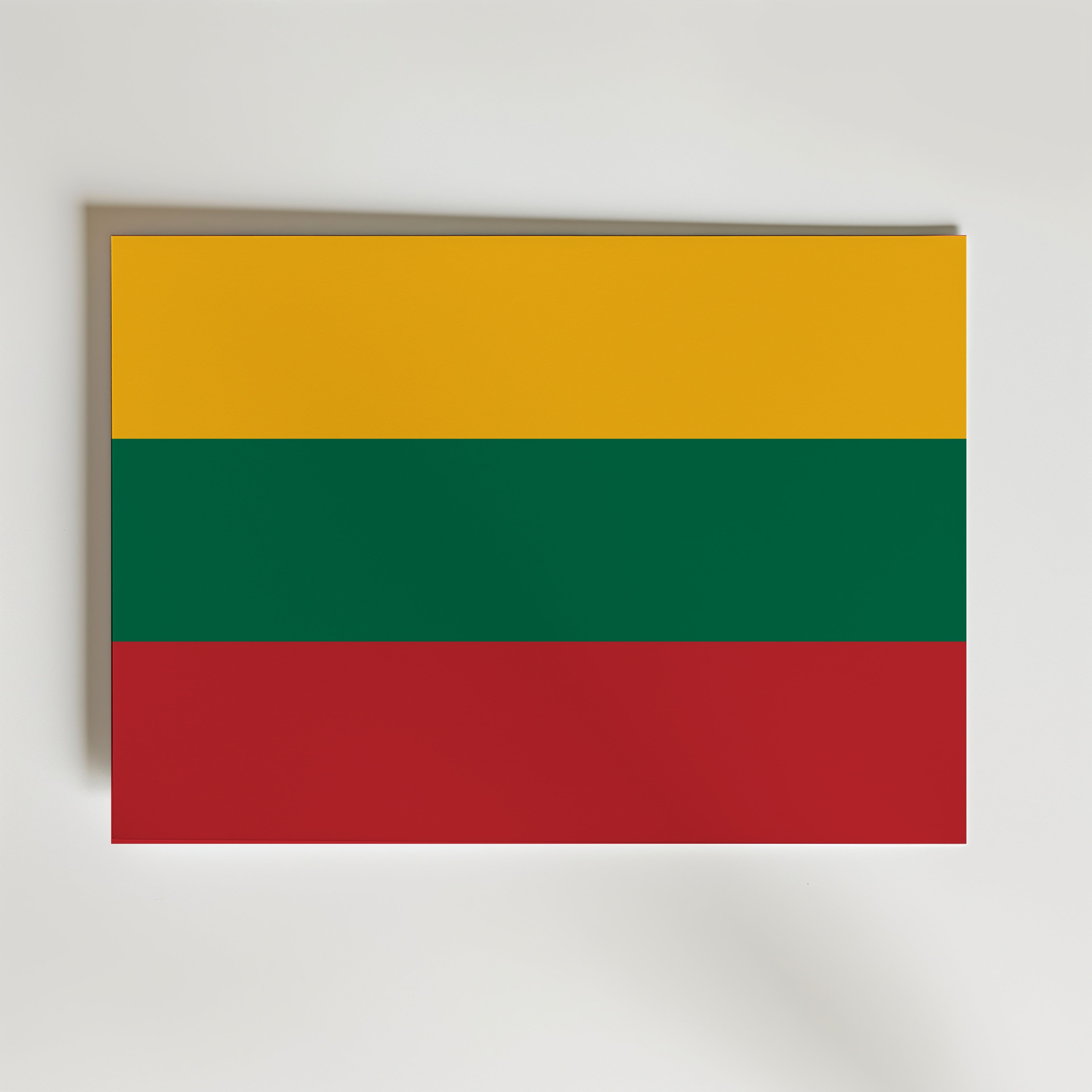Lithuania National Flag Poster affisch – poster till väggdekoration – köp online hos Bozetto