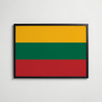 Lithuania National Flag Poster affisch – köp poster online – Bozetto väggdekoration