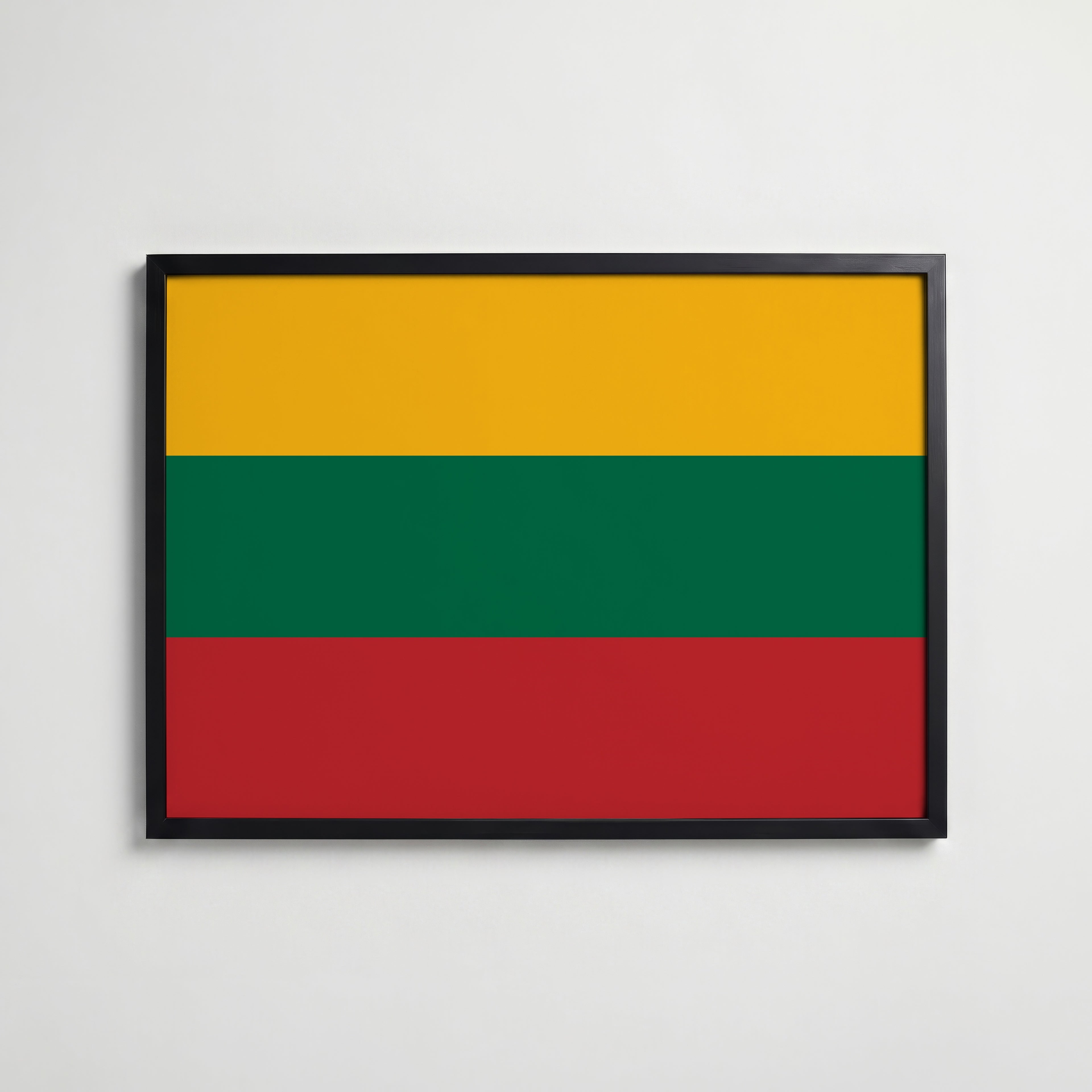 Lithuania National Flag Poster affisch – köp poster online – Bozetto väggdekoration