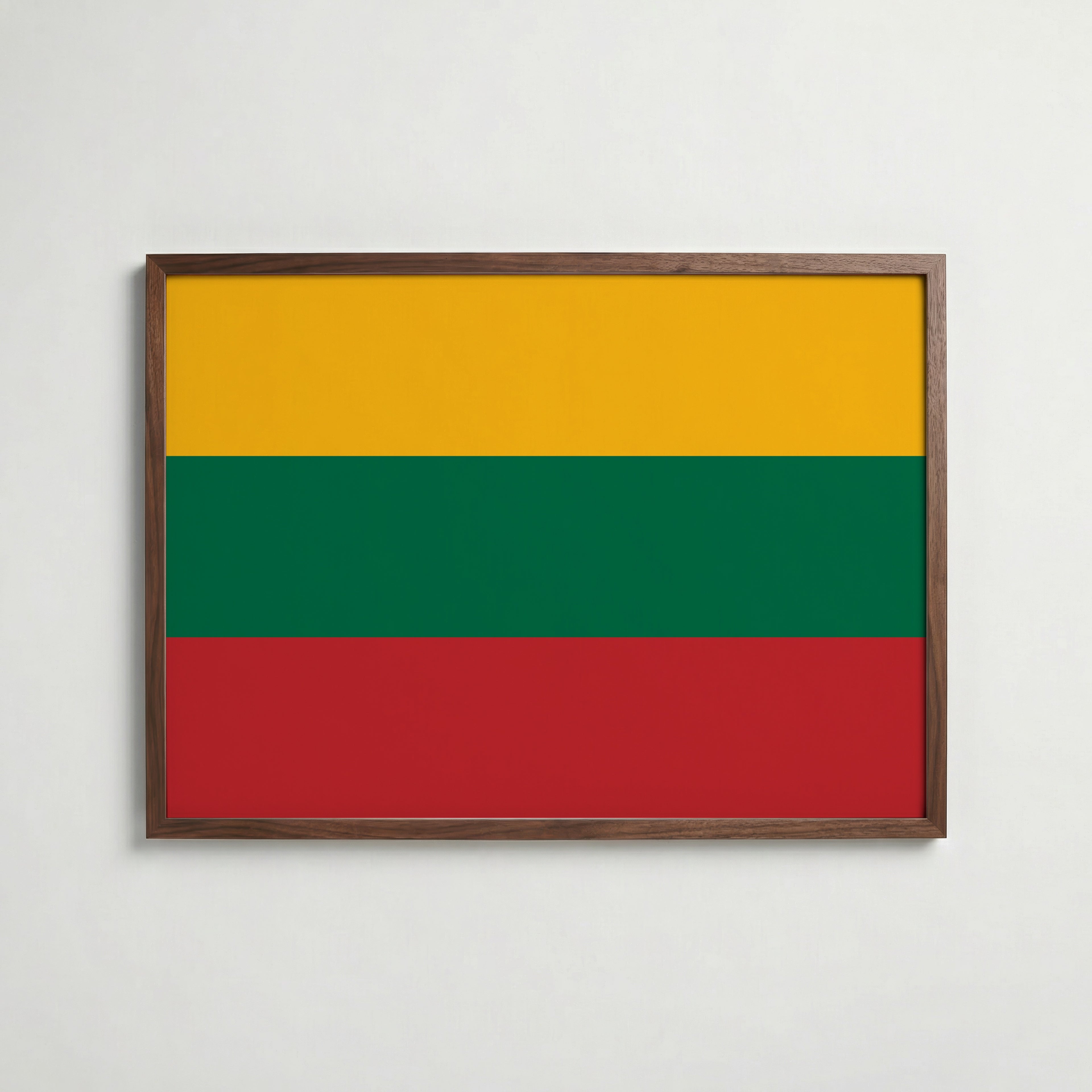 Lithuania National Flag Poster poster – väggdekoration för hemmet – köp hos Bozetto