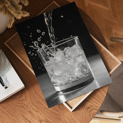 Ice Cold Water Splash Poster